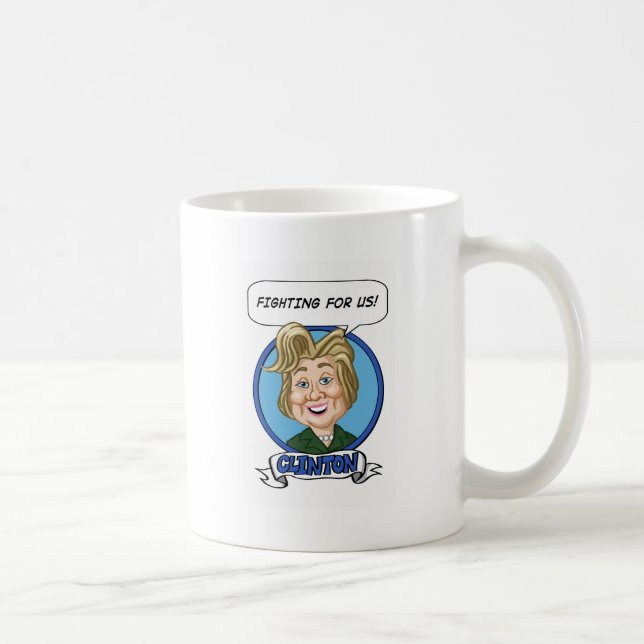 Hilary Clinton Val 2016 Kaffemugg (Höger)