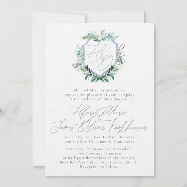 Hilary och Oliver Investigation Final Inbjudningar (Framsida)