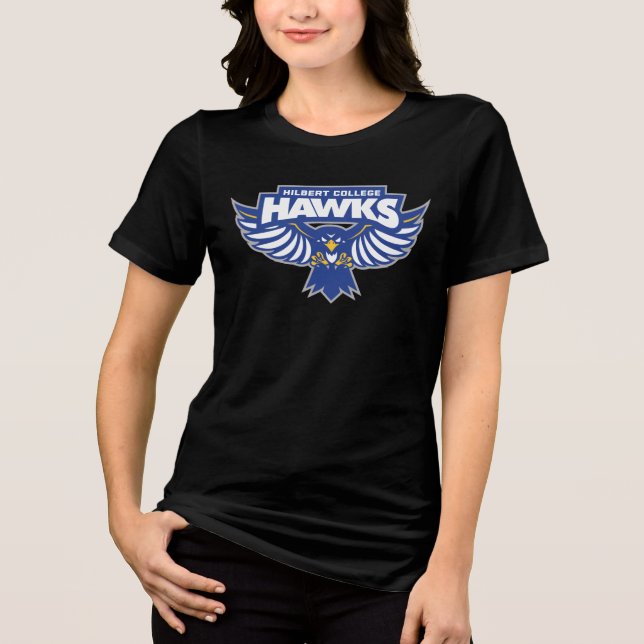Hilbert College Hawks T Shirt (Framsida)