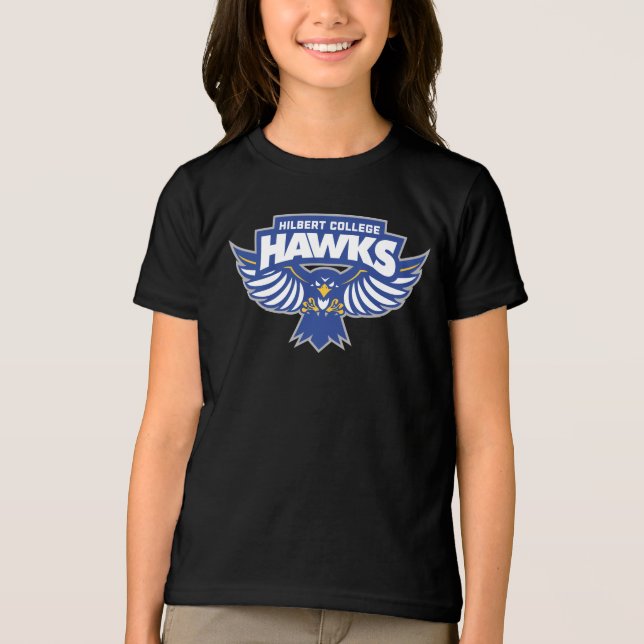 Hilbert College Hawks T Shirt (Framsida)