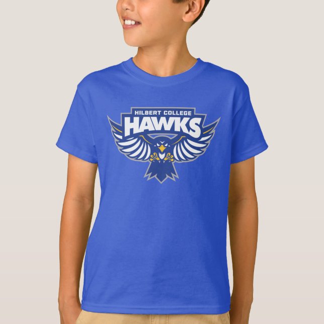 Hilbert College Hawks T Shirt (Framsida)
