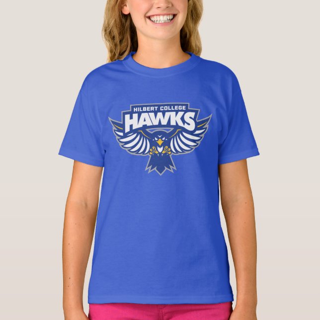 Hilbert College Hawks T Shirt (Framsida)