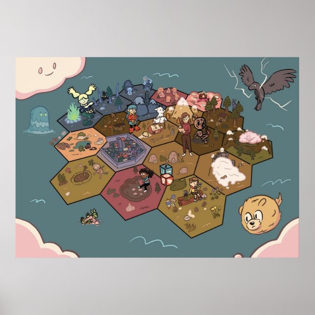 Hilda Dragon Panic Poster (Framsidan)