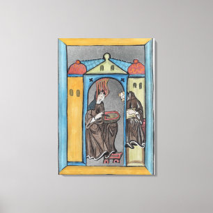 Hildegard av Bingen Canvastryck