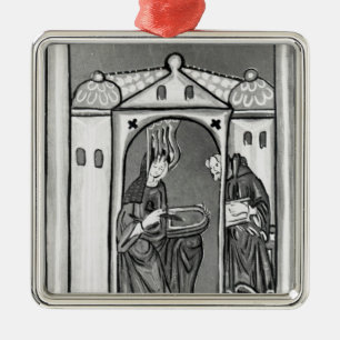 Hildegard av Bingen Julgransprydnad Metall