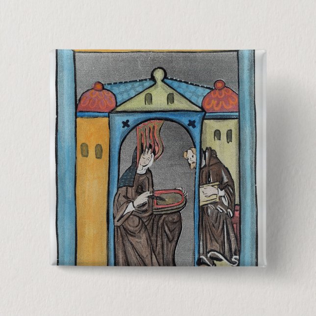 Hildegard av Bingen Knapp (Framsida)