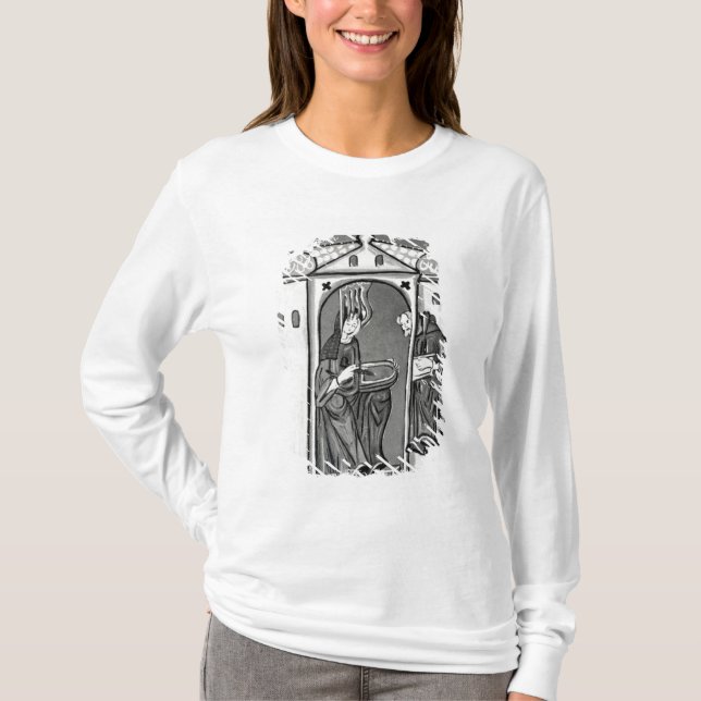 Hildegard av Bingen T Shirt (Framsida)