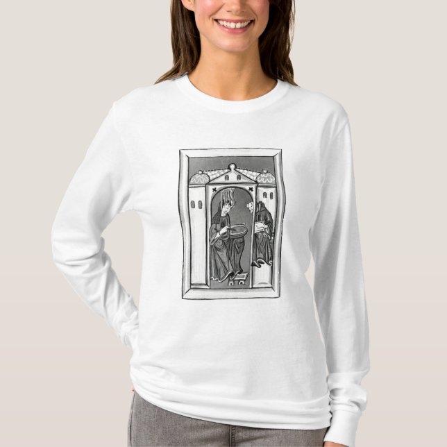 Hildegard av Bingen T Shirt (Framsida)