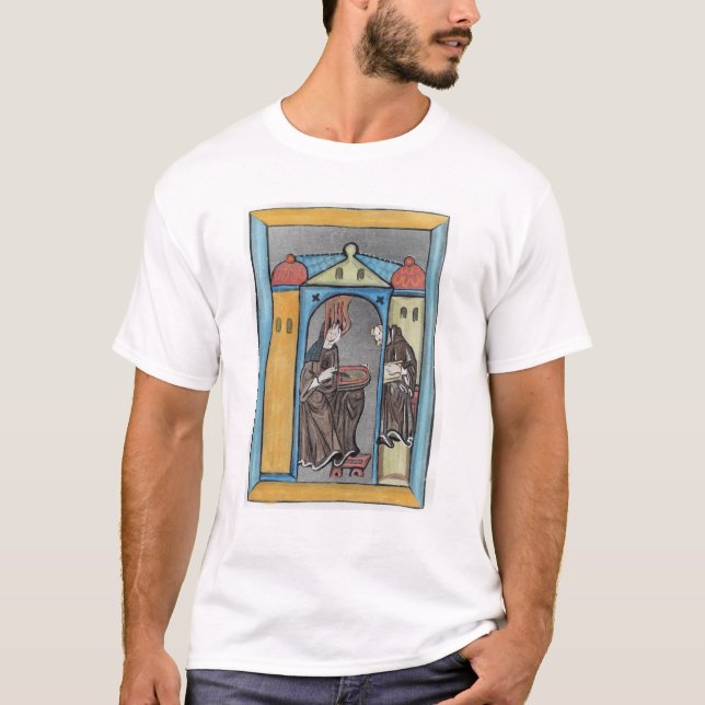 Hildegard av Bingen Tee Shirt (Framsida)