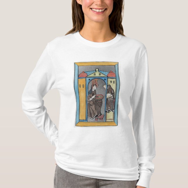 Hildegard av Bingen Tee Shirt (Framsida)