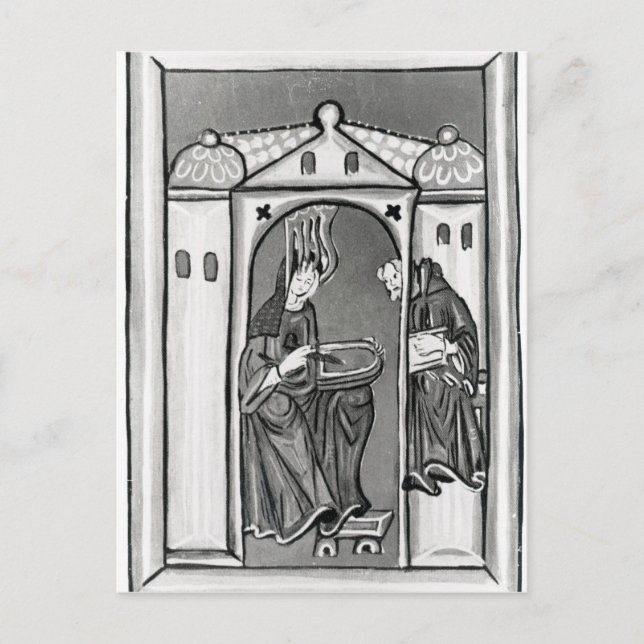 Hildegard of Bingen Vykort (Framsida)