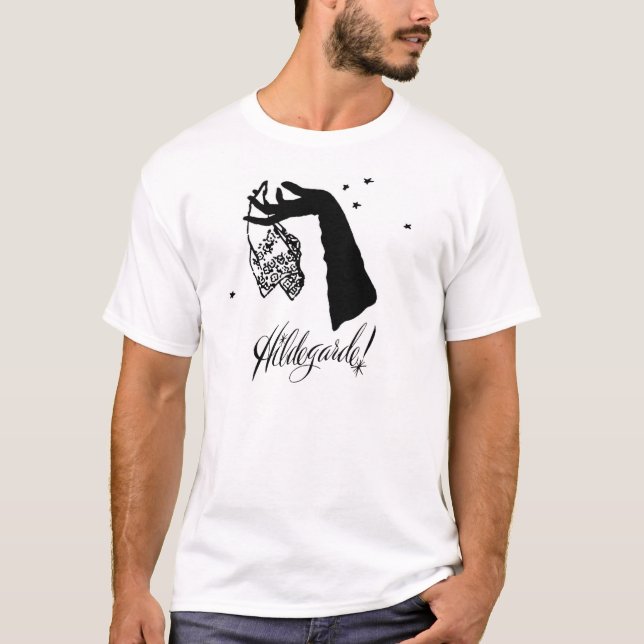 Hildegarde manar grundläggande T-tröja T-shirt (Framsida)