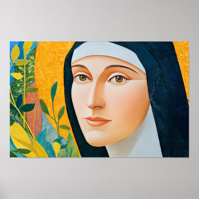 Hildegards visionära ljus poster (Framsidan)