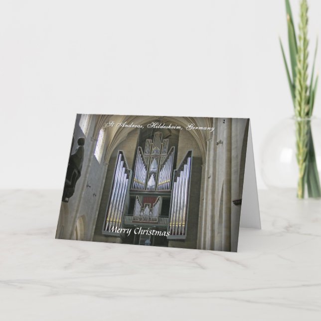 Hildesheim organjulkort helgkort (Framsida)