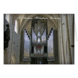 Hildesheim-orgeln Hälsningskort