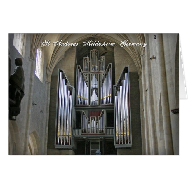 Hildesheim-orgeln Hälsningskort (Framsidan Horizontal)
