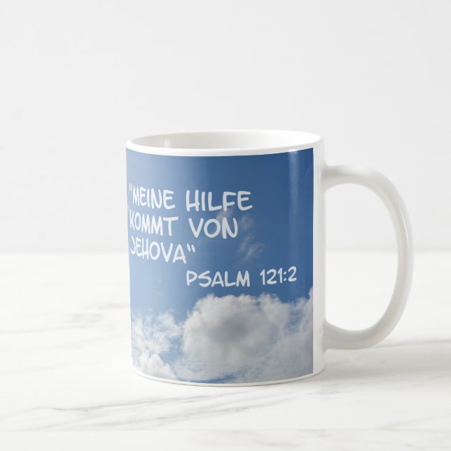 Hilfe kommt von Jehova.... Kaffemugg (Höger)