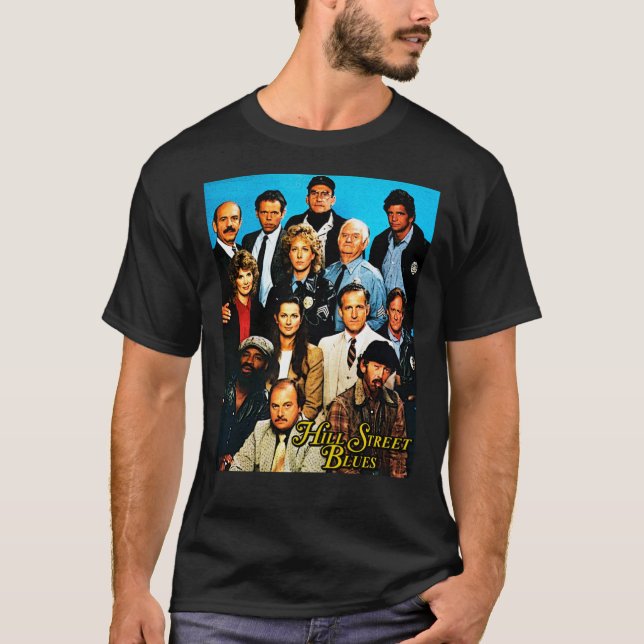 Hill Street Blues 80s Classic T-Shirt (Framsida)