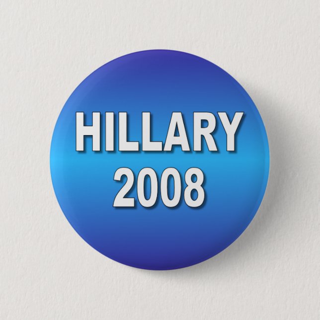Hillary 2008 knapp (Framsida)