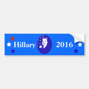 Hillary 2016 bildekal