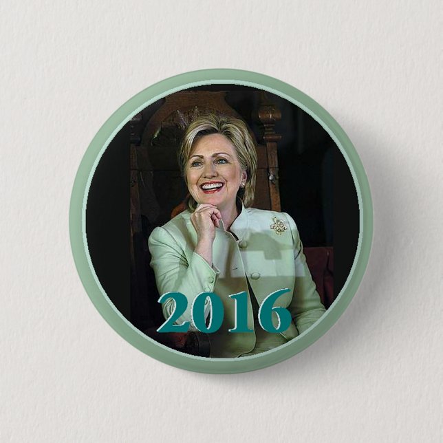 Hillary 2016 Button Knapp (Framsida)