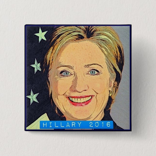 HILLARY 2016! DET är TIME Knapp (Framsida)
