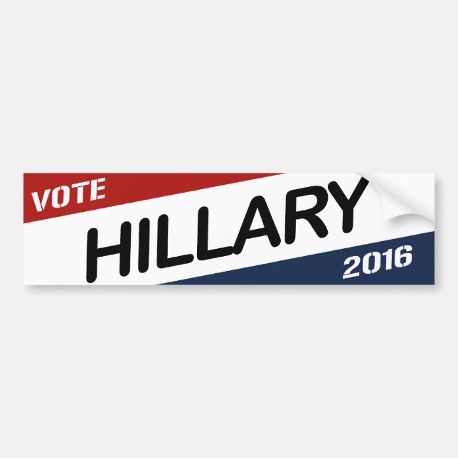 HILLARY 2016 DIAGONAL KIL - .PNG BILDEKAL (Framsidan)