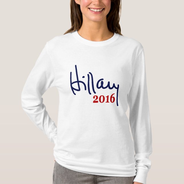 Hillary 2016 häfteT-tröja T Shirt (Framsida)