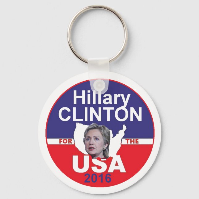 Hillary 2016 Keychain Nyckelring (Framsida)