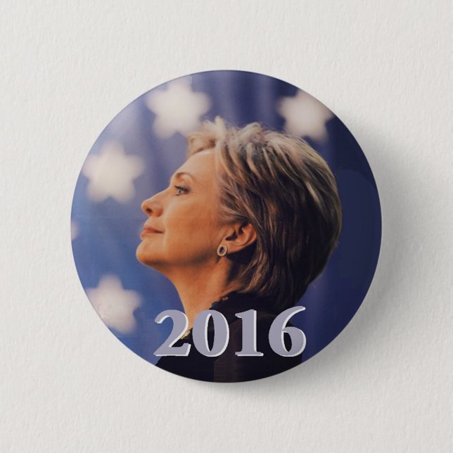 Hillary 2016 knäppas knapp (Framsida)