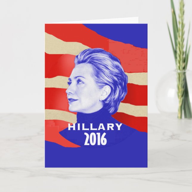 Hillary 2016 kort (Framsida)
