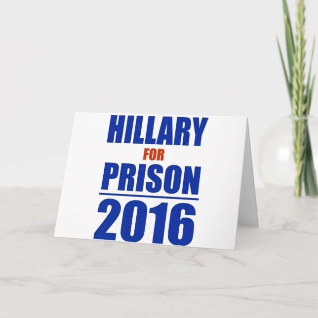 Hillary 2016 kort (Framsida)