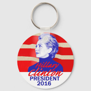 Hillary 2016 Nyckelring
