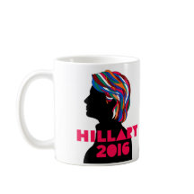 Hillary 2016: Retro designkaffemugg