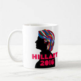 Hillary 2016: Retro designkaffemugg Kaffemugg