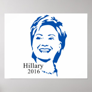 Hillary 2016 röstar Hillary Clinton för president Poster