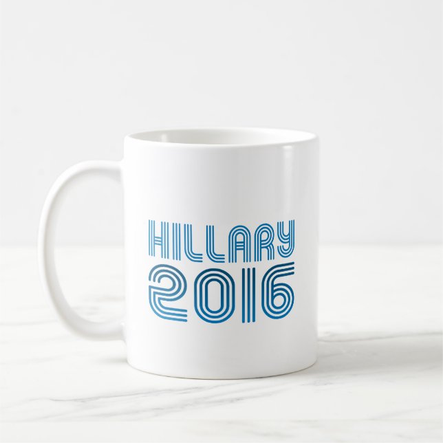 HILLARY 2016 VINTAGE - .PNG KAFFEMUGG (Vänster)