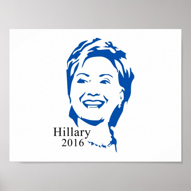 Hillary 2016 Vote Hillary Clinton till president Poster (Framsidan)
