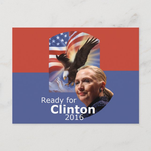 Hillary 2016 vykort (Framsida)