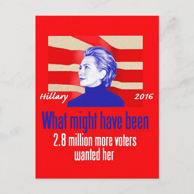 Hillary 2016 vykort (Framsida)