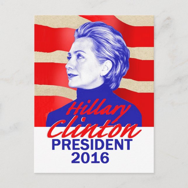 Hillary 2016 vykort (Framsida)