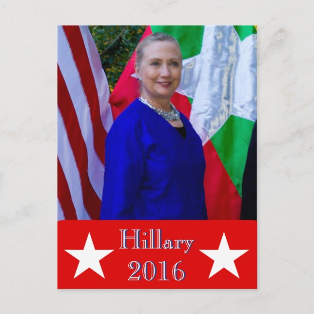 Hillary 2016 vykort (Framsida)