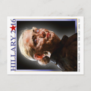 Hillary 2016-vykort vykort