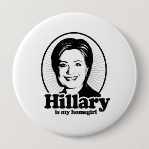 HILLARY ÄR MIN HOMEGIRL - .PNG KNAPP