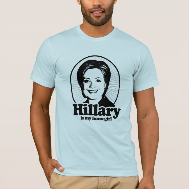 HILLARY ÄR MIN HOMEGIRL - .PNG T-SHIRT (Framsida)