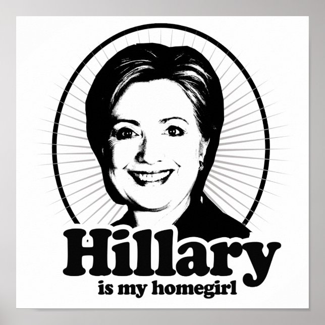 HILLARY ÄR MY HOMEGIRL -.png Poster (Framsidan)