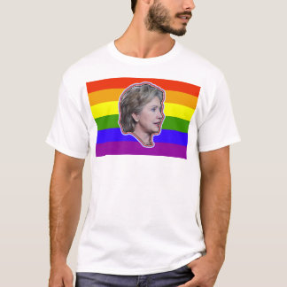 Hillary Clinto 2016 LGBT demokratframstegsvän T-shirt