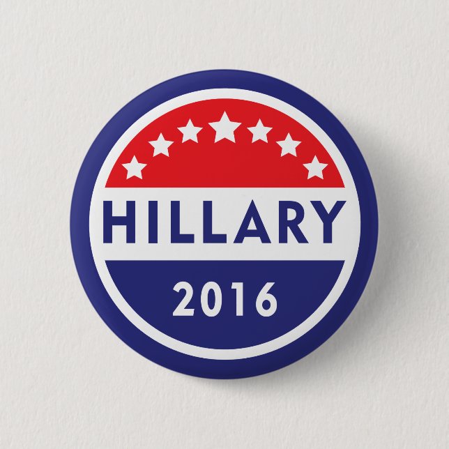 Hillary Clinton 16 Button Knapp (Framsida)