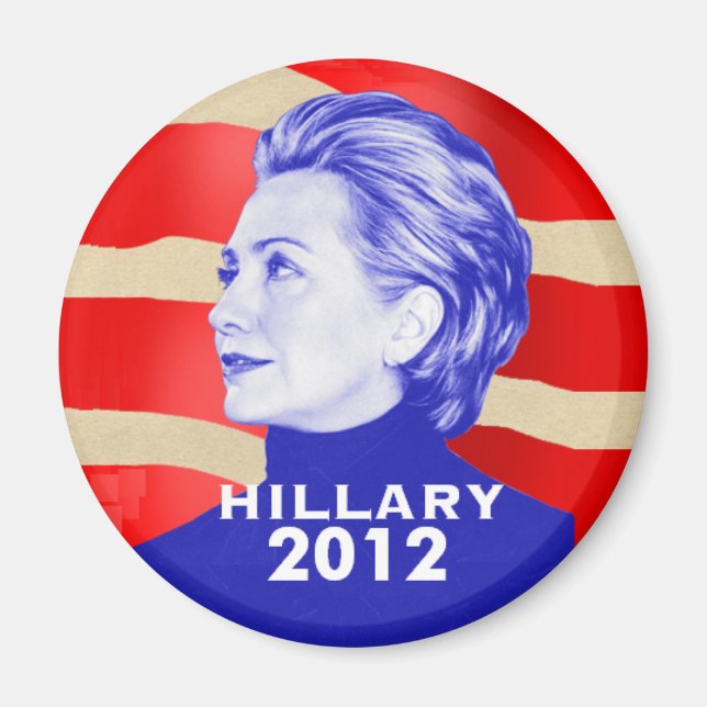 Hillary Clinton 2012 Magnet (Framsidan)