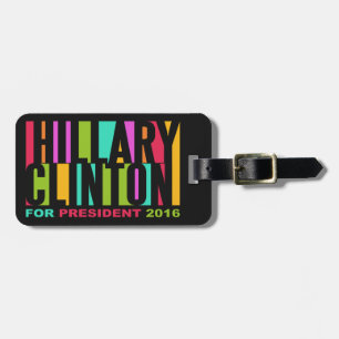 Hillary Clinton 2016 anpassningsbar bagagemärke Bagagebricka